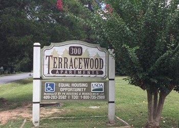 Terracewood Apartments sign Terracewood Apartments sign, Woodville, Texas - Photo Gallery 4