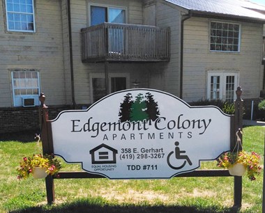 Edgemont Colony Apartments exterior, West Unity, OH
