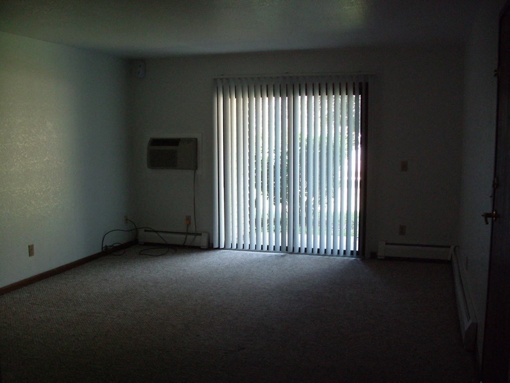 room in a large house with garden and fireplace