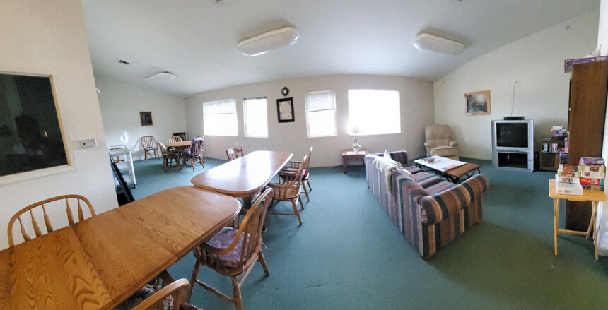 Country Village Apartments community room 1, Roscommon, Michigan
