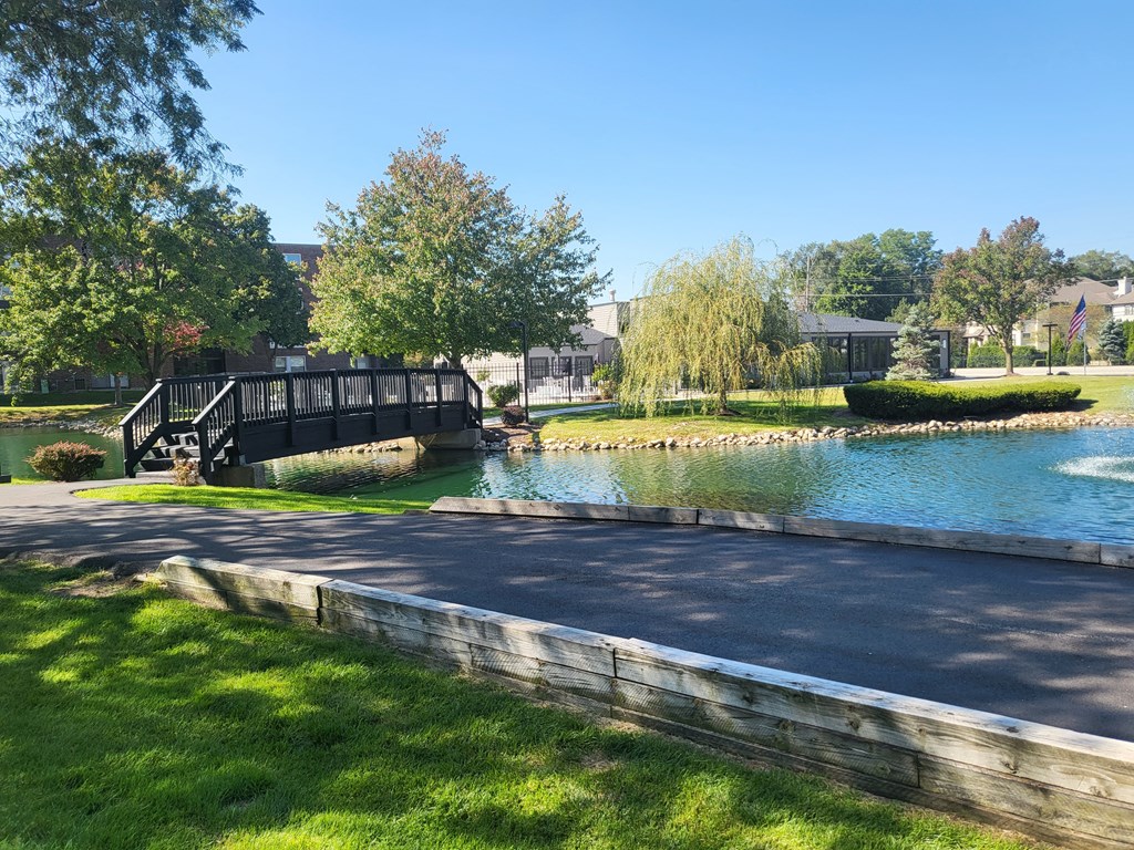 Walking Paths & Bridge to Newly Renovated Clubouse