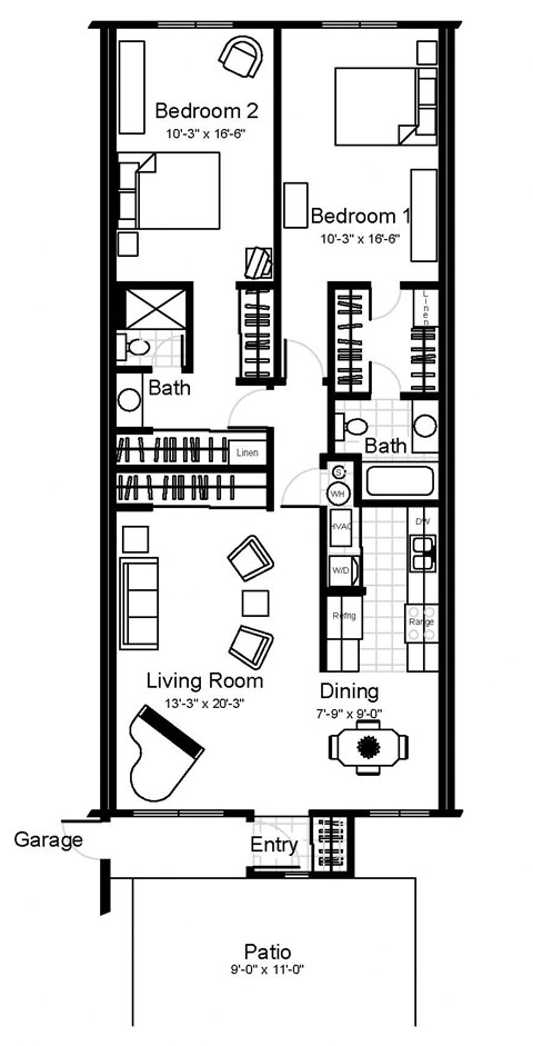 601 N Van Buren Trl 1-3 Beds Townhouse for Rent - Photo Gallery 39
