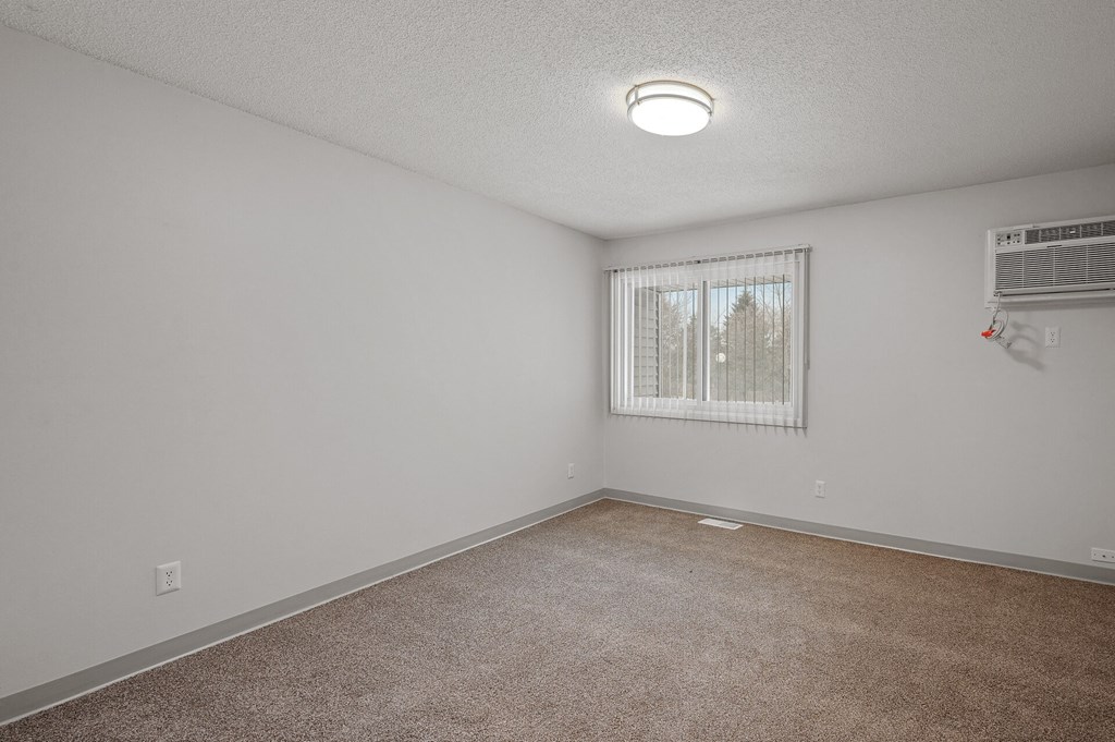 Spacious BR, AC unit