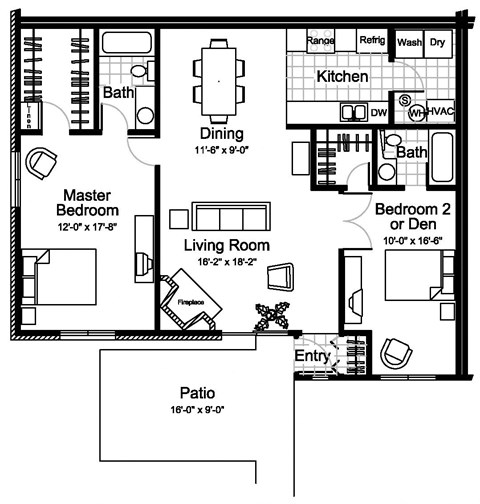 601 N Van Buren Trl 1-3 Beds Townhouse for Rent - Photo Gallery 40