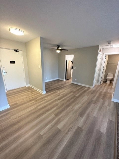 Vinyl Wood Flooring Throughout Entry, Dining Room, Kitchen, Hall & Bathroom