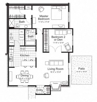 601 N Van Buren Trl 1-3 Beds Townhouse for Rent - Photo Gallery 41