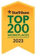 a yellow stop sign with the word top 200 workplaces