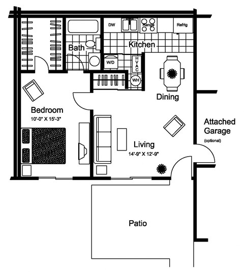 601 N Van Buren Trl 1-3 Beds Townhouse for Rent - Photo Gallery 37