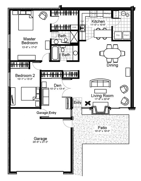 601 N Van Buren Trl 1-3 Beds Townhouse for Rent - Photo Gallery 42