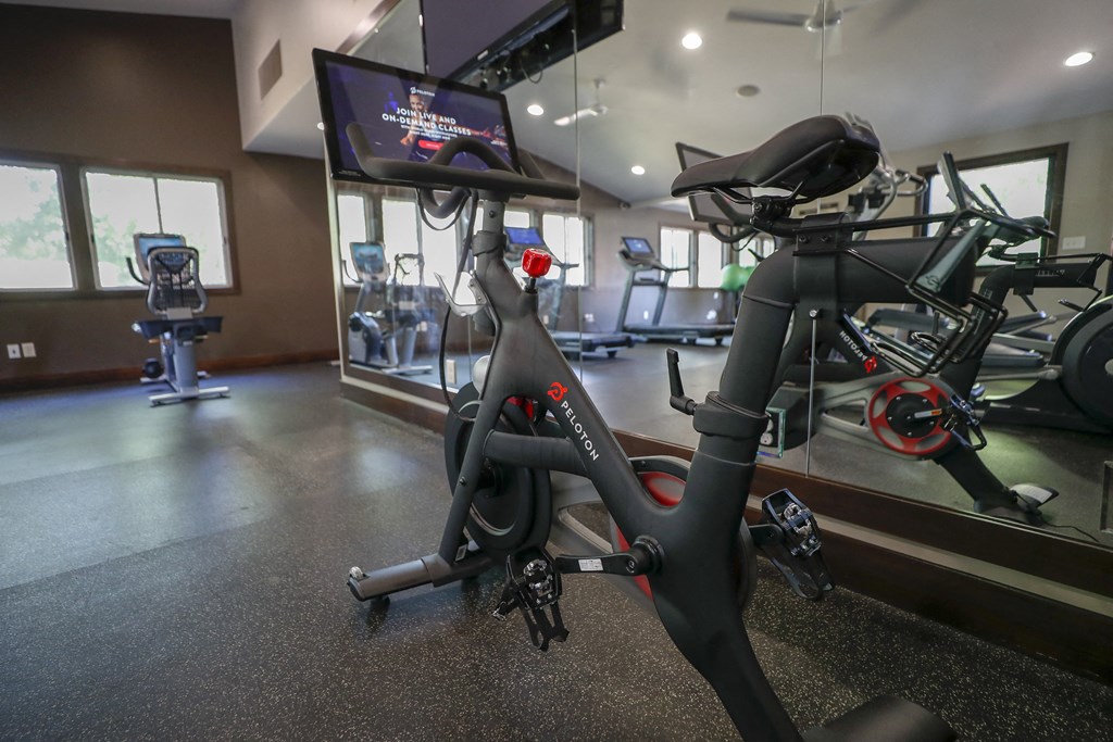 a spin bike in the gym at the resort at longboat key club