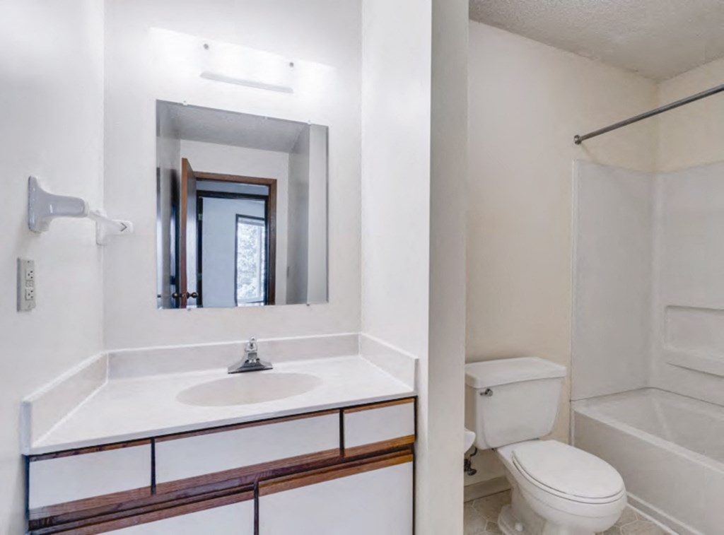 Unrenovated Unit Bathroom
