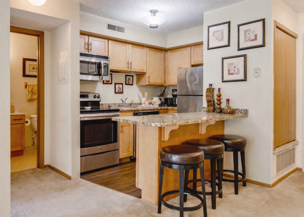 Renovated Unit Kitchen