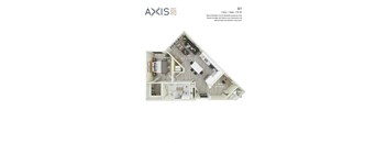 1 Bedroom 1 Bath plus Den;  office space