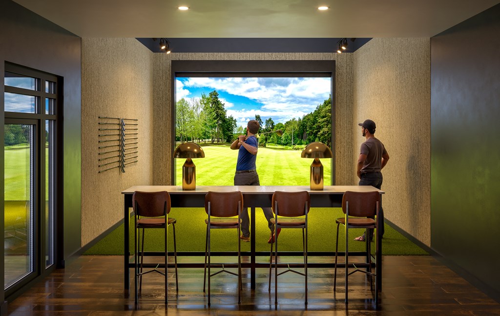 Golf; virtual golf; indoor golf