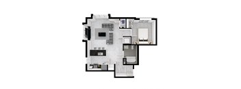1 Bedroom B