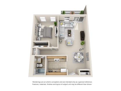 One Bedroom One Bath