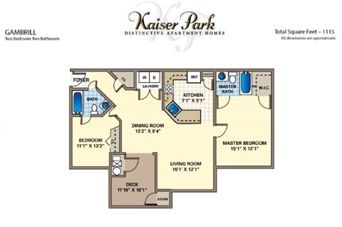 floor plan of the russel park apartments