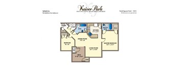 floor plan of the russer apt plan