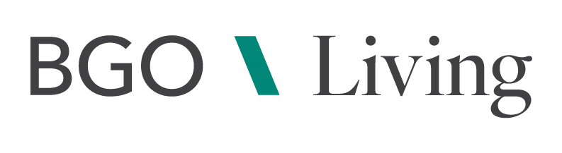 A graphic with the words "BGO Living" in large font.