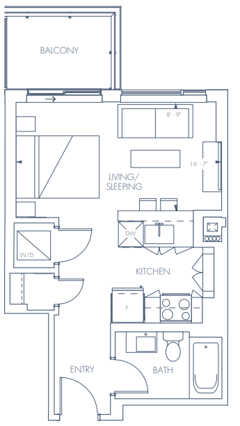 919 10 Avenue SW Studio-2 Beds Apartment for Rent - Photo Gallery 24