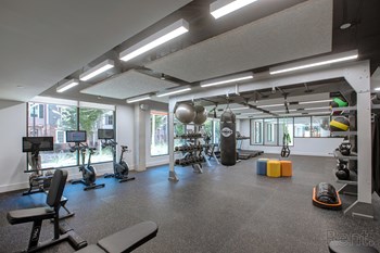 Fitness Center Fitness Center at Gibson by Radius, Atlanta, GA - Photo Gallery 3
