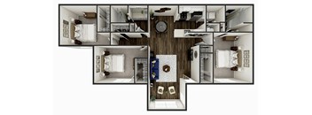 A series of images showing different rooms of a house.
