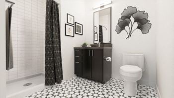 Spacious Bathroom at Gibson by Radius, Atlanta, GA