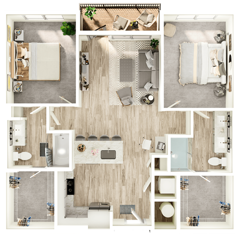 3865 Shackleford Road 1-3 Beds Apartment for Rent - Photo Gallery 30