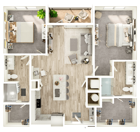 3865 Shackleford Road 1-3 Beds Apartment for Rent - Photo Gallery 21