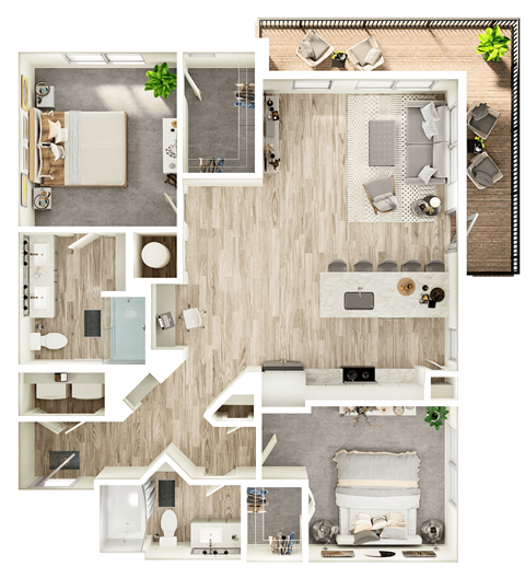 3865 Shackleford Road 1-3 Beds Apartment for Rent - Photo Gallery 31