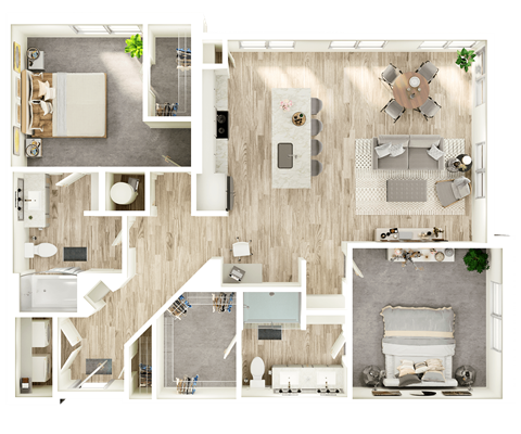 3865 Shackleford Road 1-3 Beds Apartment for Rent - Photo Gallery 33