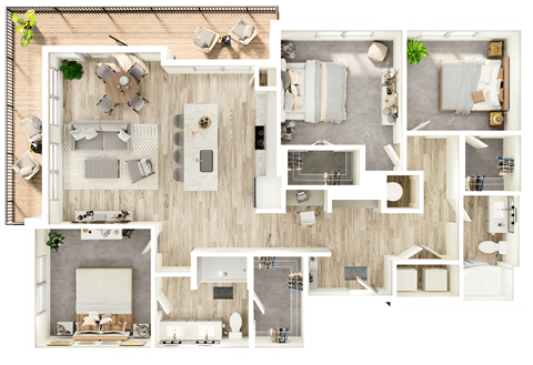 3865 Shackleford Road 1-3 Beds Apartment for Rent - Photo Gallery 34