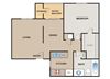 1 Bedroom 1 Bathroom B