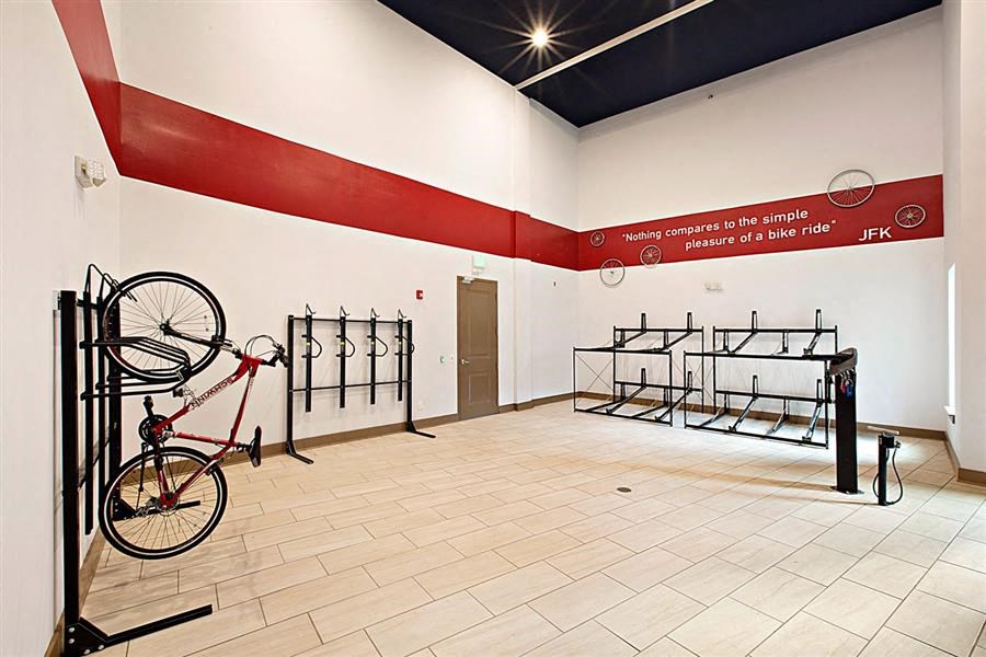 Bike Station at Radius West Midtown, Atlanta, Georgia