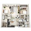 B1 HAMPDEN Floor Plan B1 HAMPDEN Floor Plan at Radius West Midtown, Atlanta, 30318