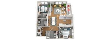 D1 Floor Plan at Gibson by Radius, Georgia