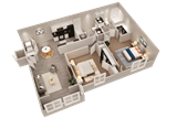 2-bedroom apartment at Harper Grove Apartments in Lithonia