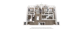 bedroom floor plan an open concept layout with a lot of furniture and a large closet