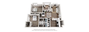 a 3d floor plan of our apartments