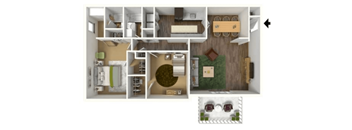 A series of images showing different rooms of a house.