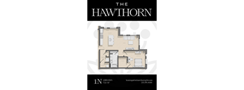1N Hawthorn Floorplan at The Hawthorn, Philadelphia, PA