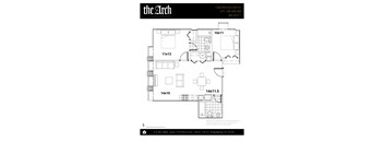2 bedroom 1 bath floor plan