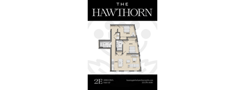 2E Hawthorn Floorplan at The Hawthorn, Pennsylvania
