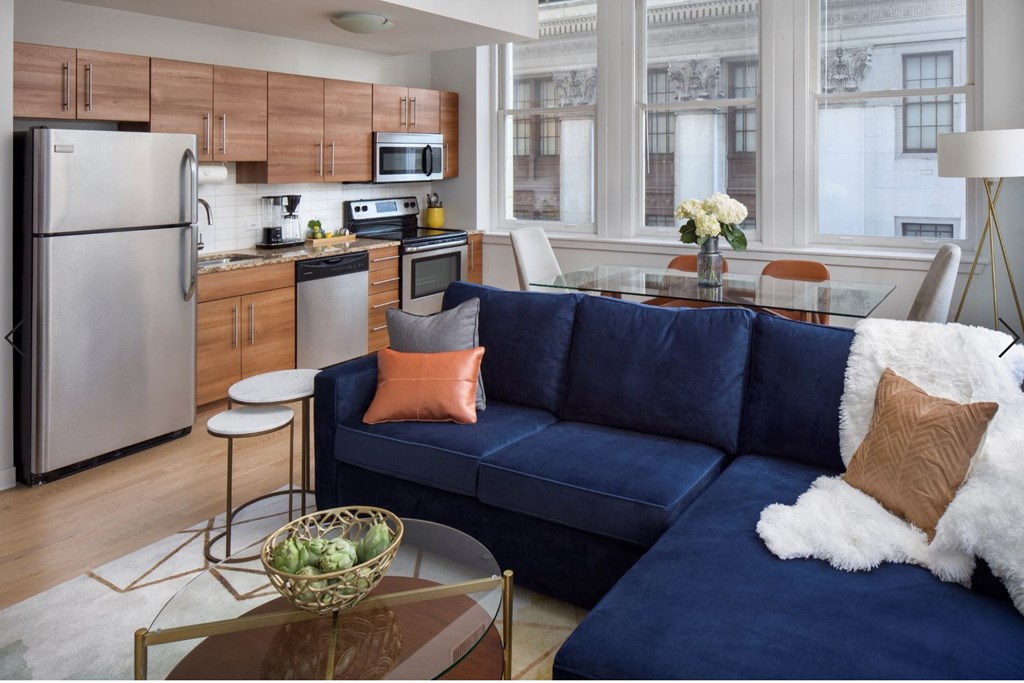 The Arch 2 Bedroom Living Room and Kitchen