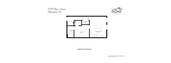 A floor plan for a unit at The Lola in Philadelphia, PA.