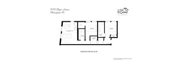 A floor plan for a unit at The Lola in Philadelphia, PA.
