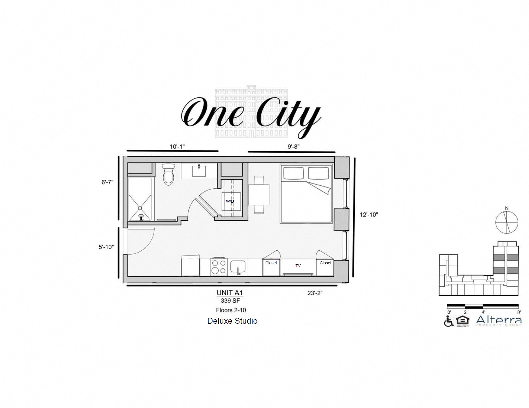 One City A1 floor plan