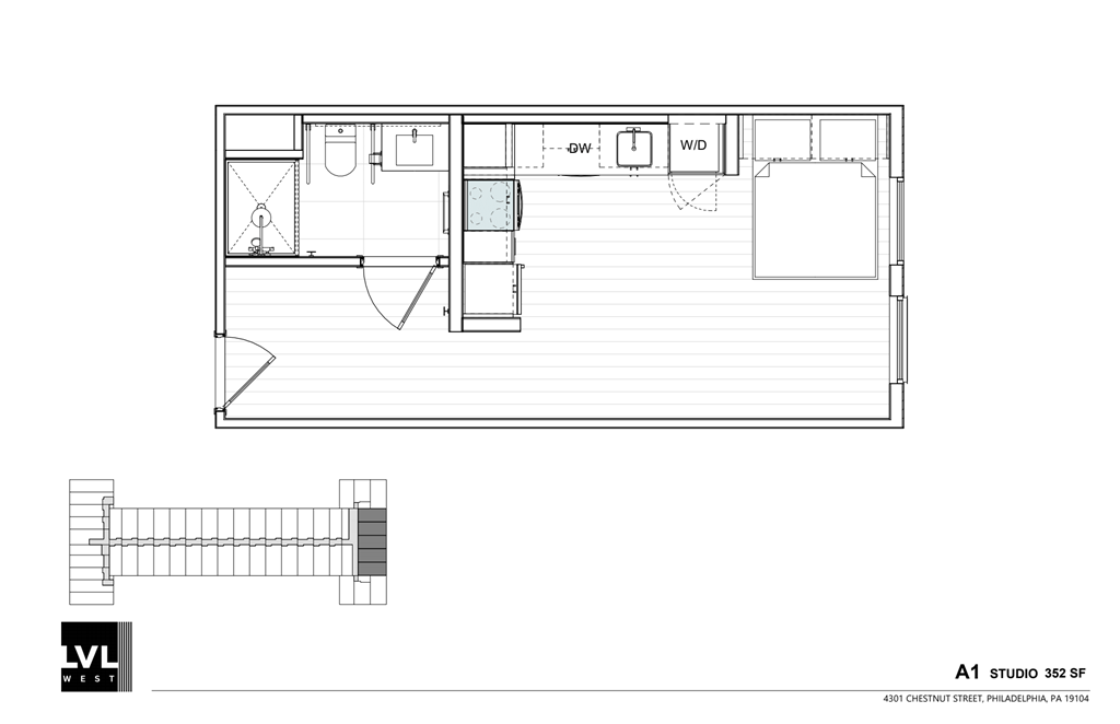a floor plan of a small floorplan of a house