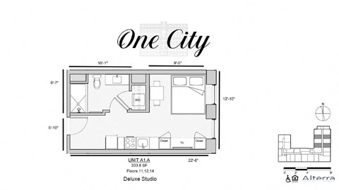 One City A1A Floor Plan