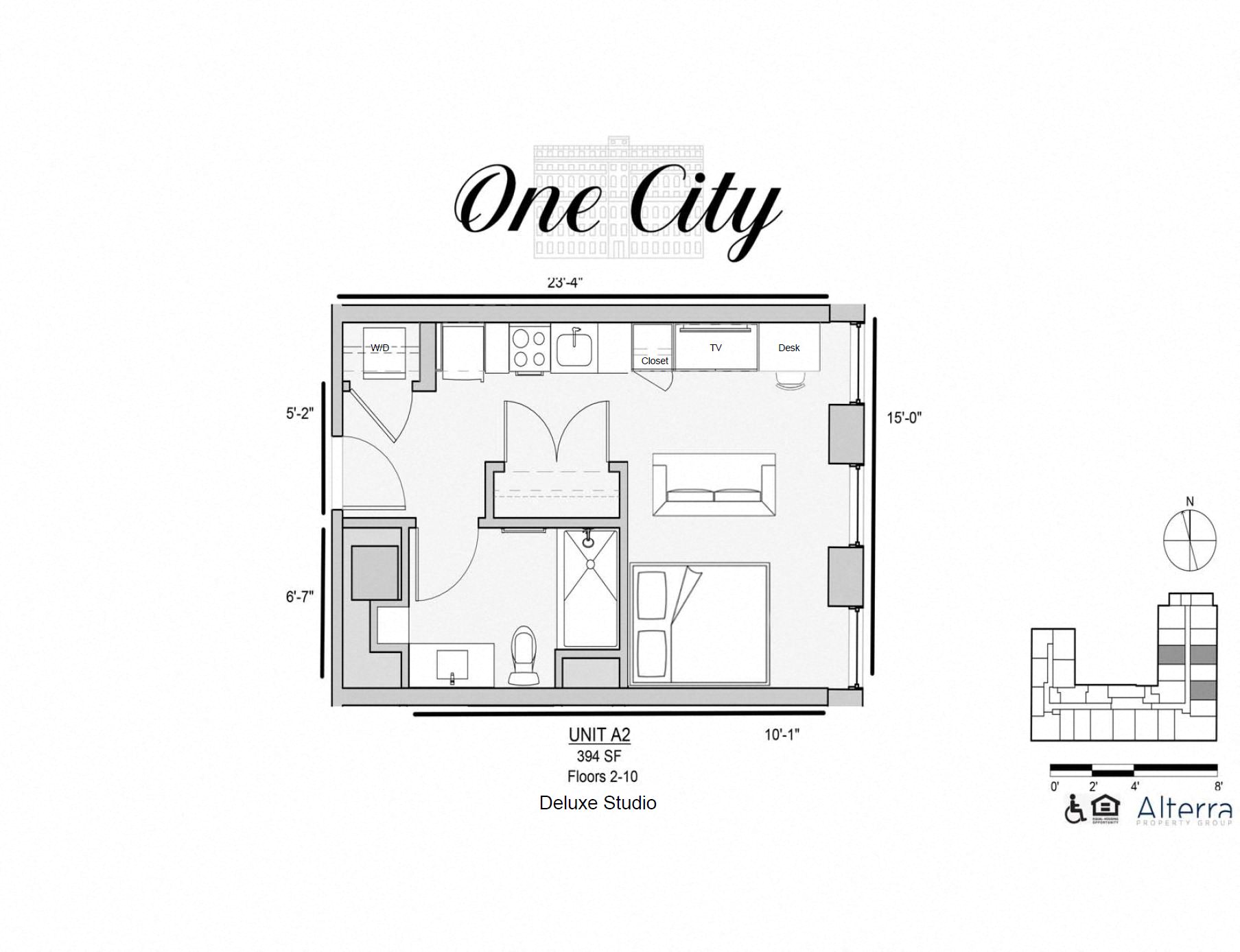 One City A2 Floor Plan